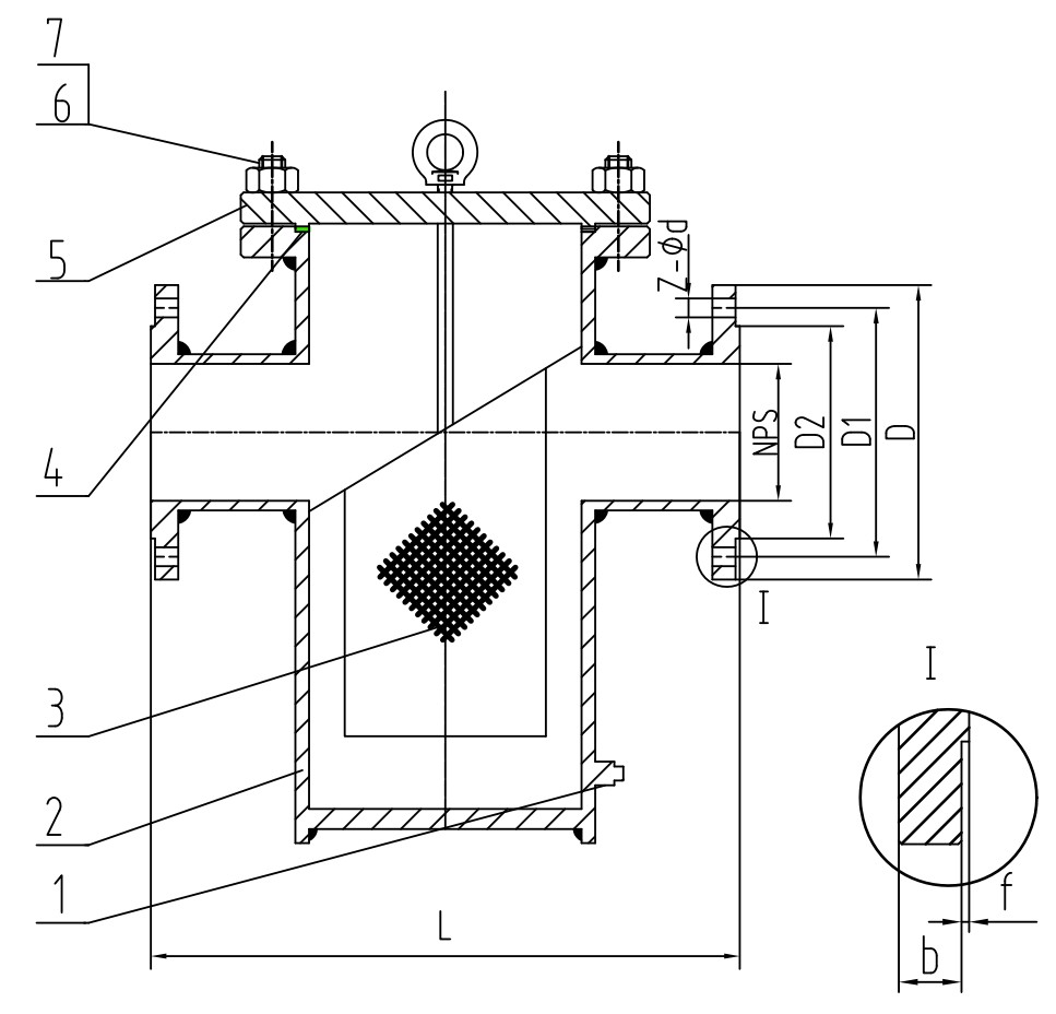 Cast Steel Basket Strainer